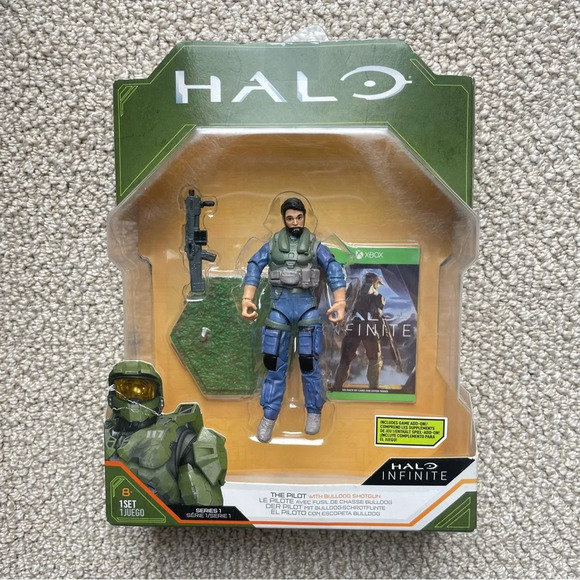 HALO Infinite - Series 1 Pilot & Series 2 Sentinel Action Figures Toy Figure NIB - Picture 5 of 6
